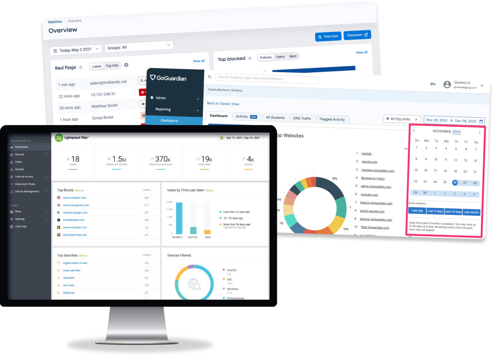 Web filtering and classroom management with OETC